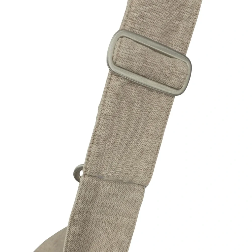 Our Legacy Sling Shoulder Bag Beige Organic Cotton Adjustable Strap NEW
